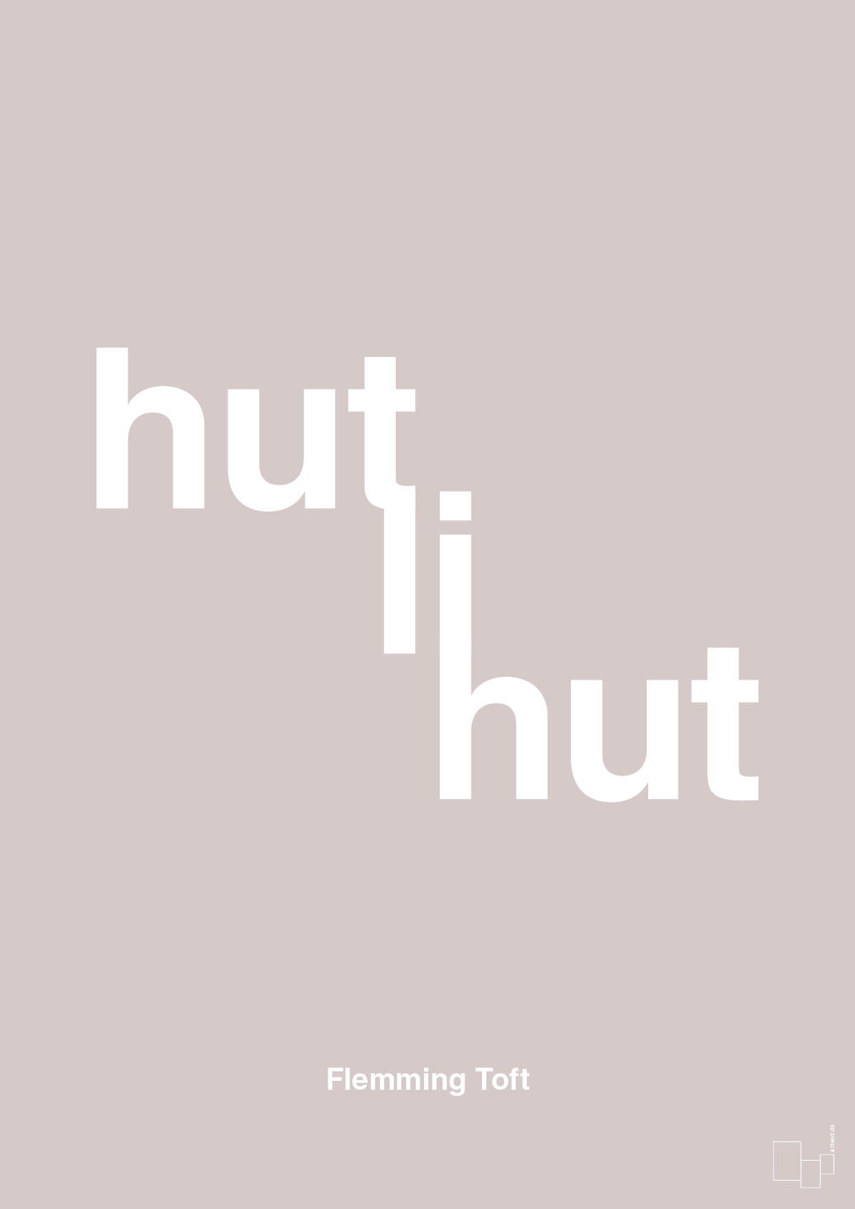 plakat: hutlihut - broken beige-Fodbold-A1two3