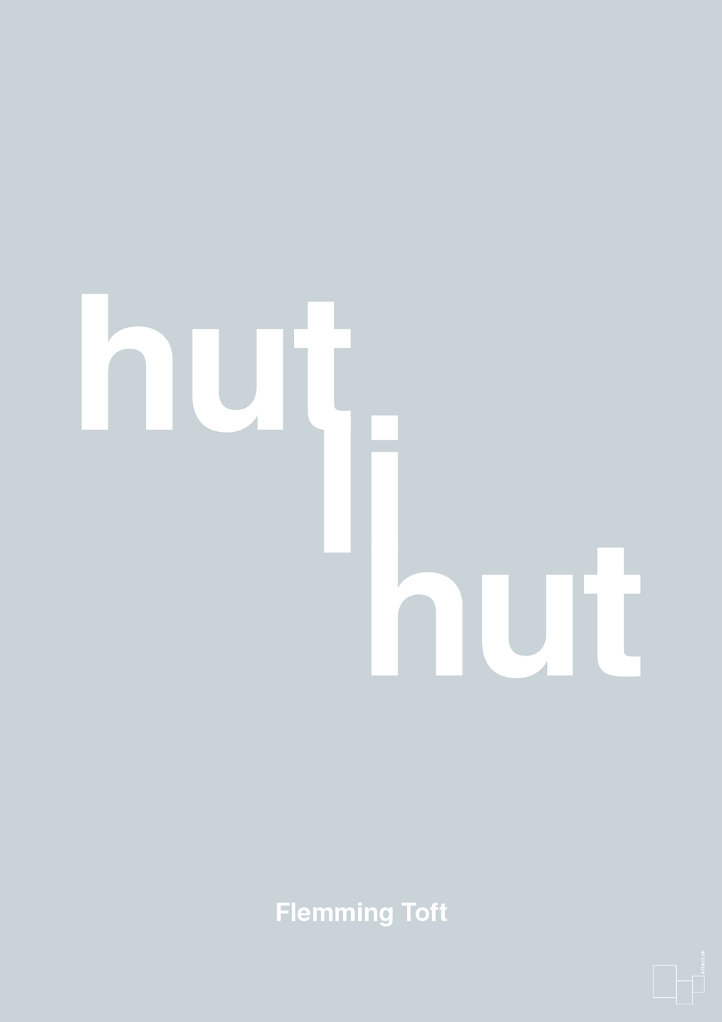 plakat: hutlihut - light drizzle-Fodbold-A1two3