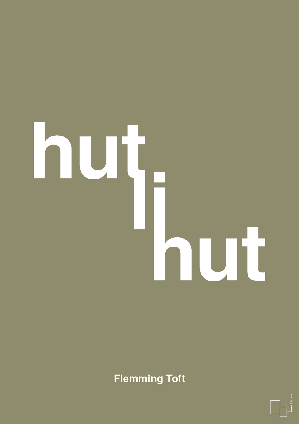 plakat: hutlihut - misty forrest-Fodbold-A1two3