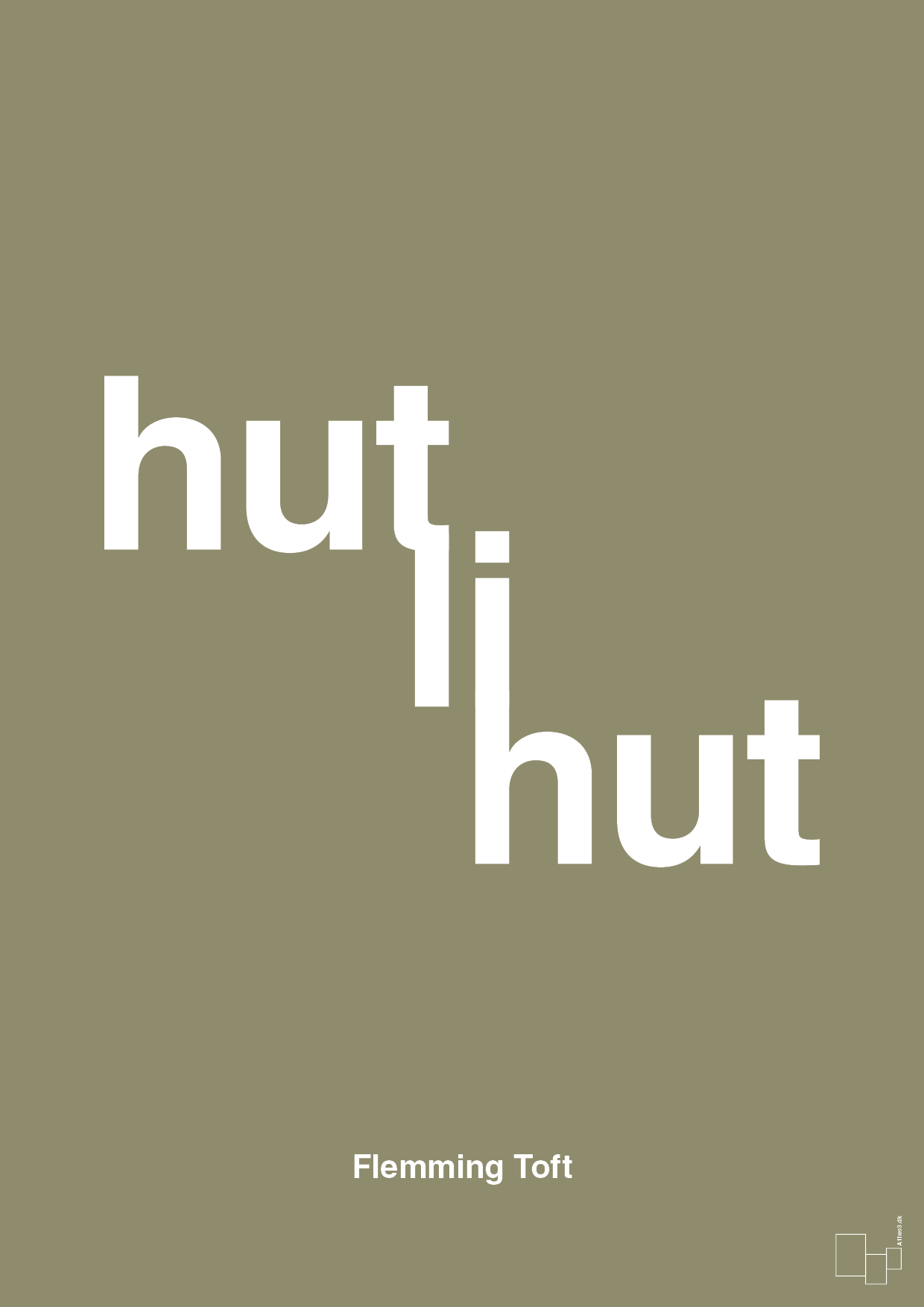 plakat: hutlihut - misty forrest-Fodbold-A1two3