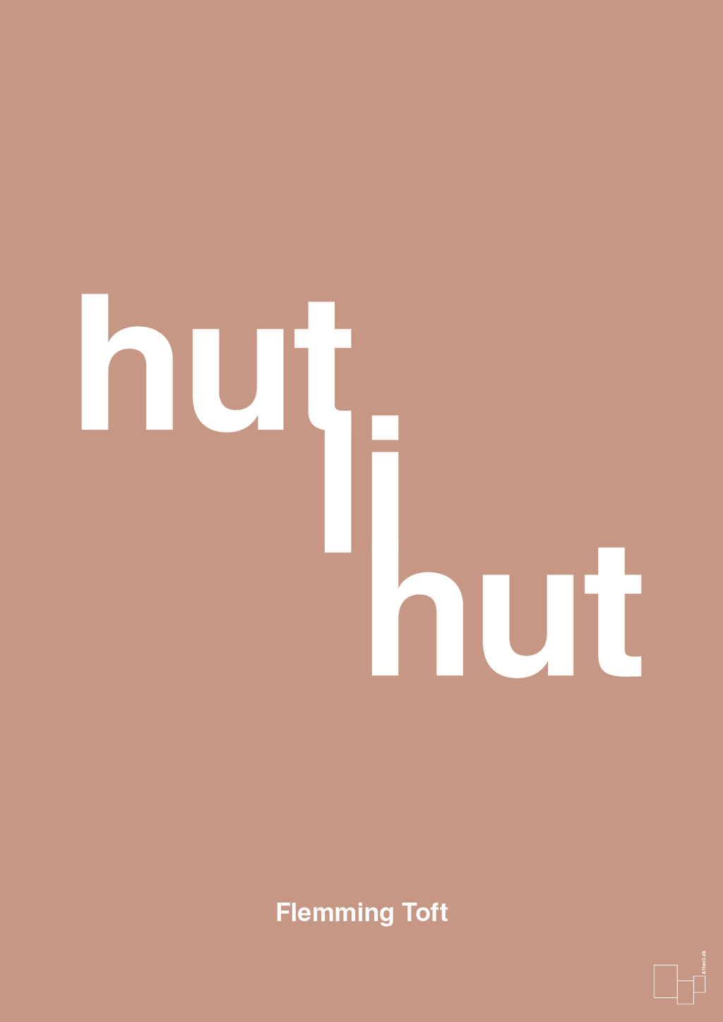 plakat: hutlihut - powder-Fodbold-A1two3