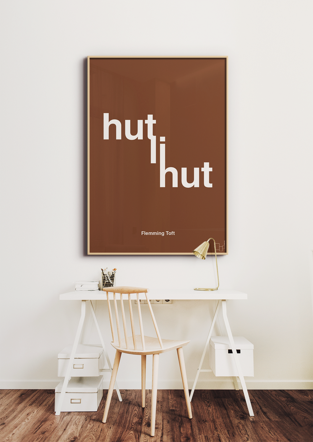 plakat: hutlihut - honeycomb-Fodbold-A1two3