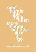 plakat: små hunde gør hele tiden store hunde behøver ikke at gø - charismatic-Fodbold-A1two3