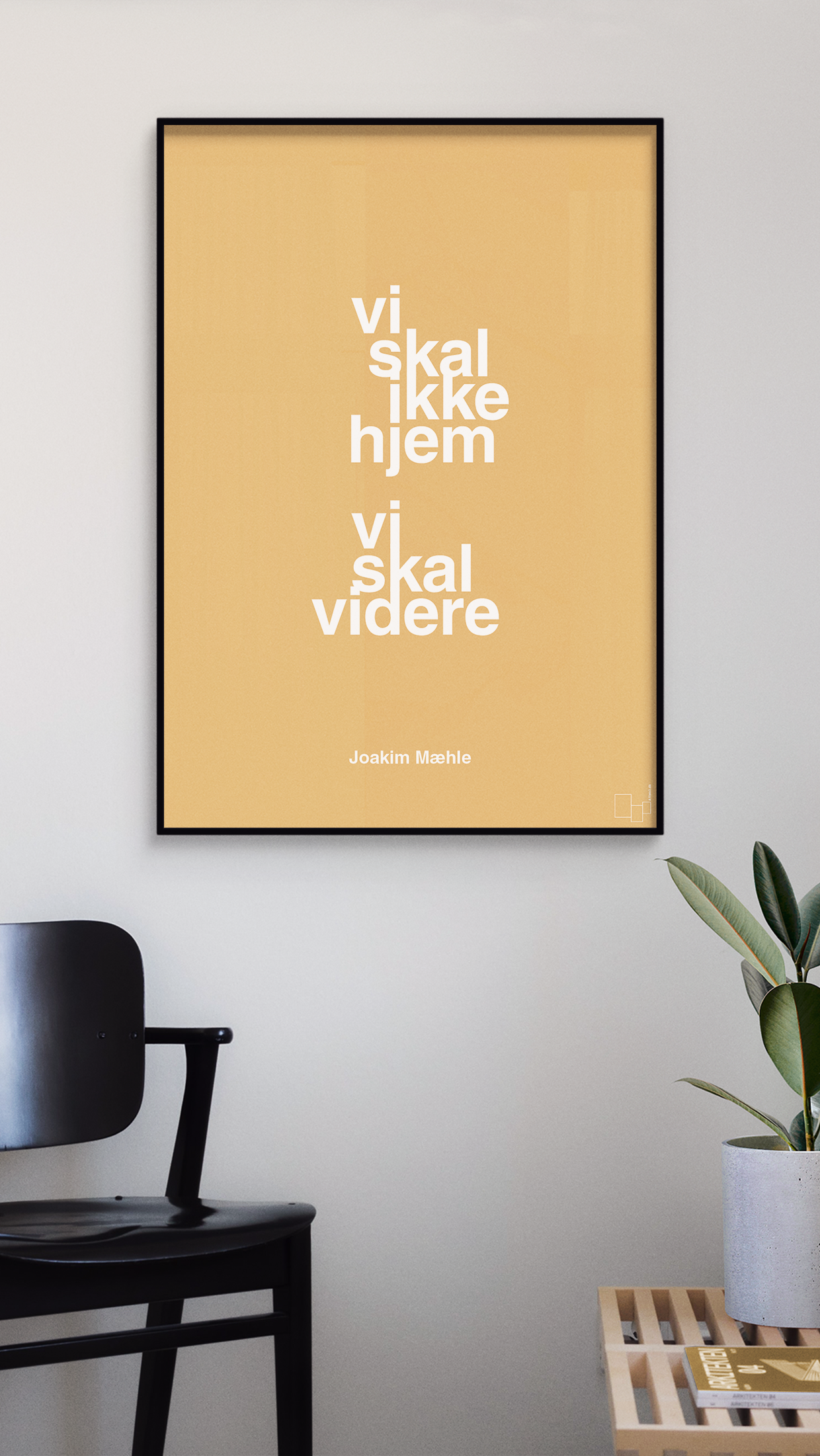 plakat: vi skal ikke hjem vi skal videre - cider spice-Fodbold-A1two3