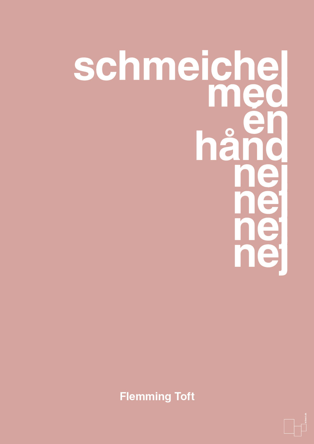plakat: schmeichel med én hånd nej nej nej nej - bubble shell-Fodbold-A1two3