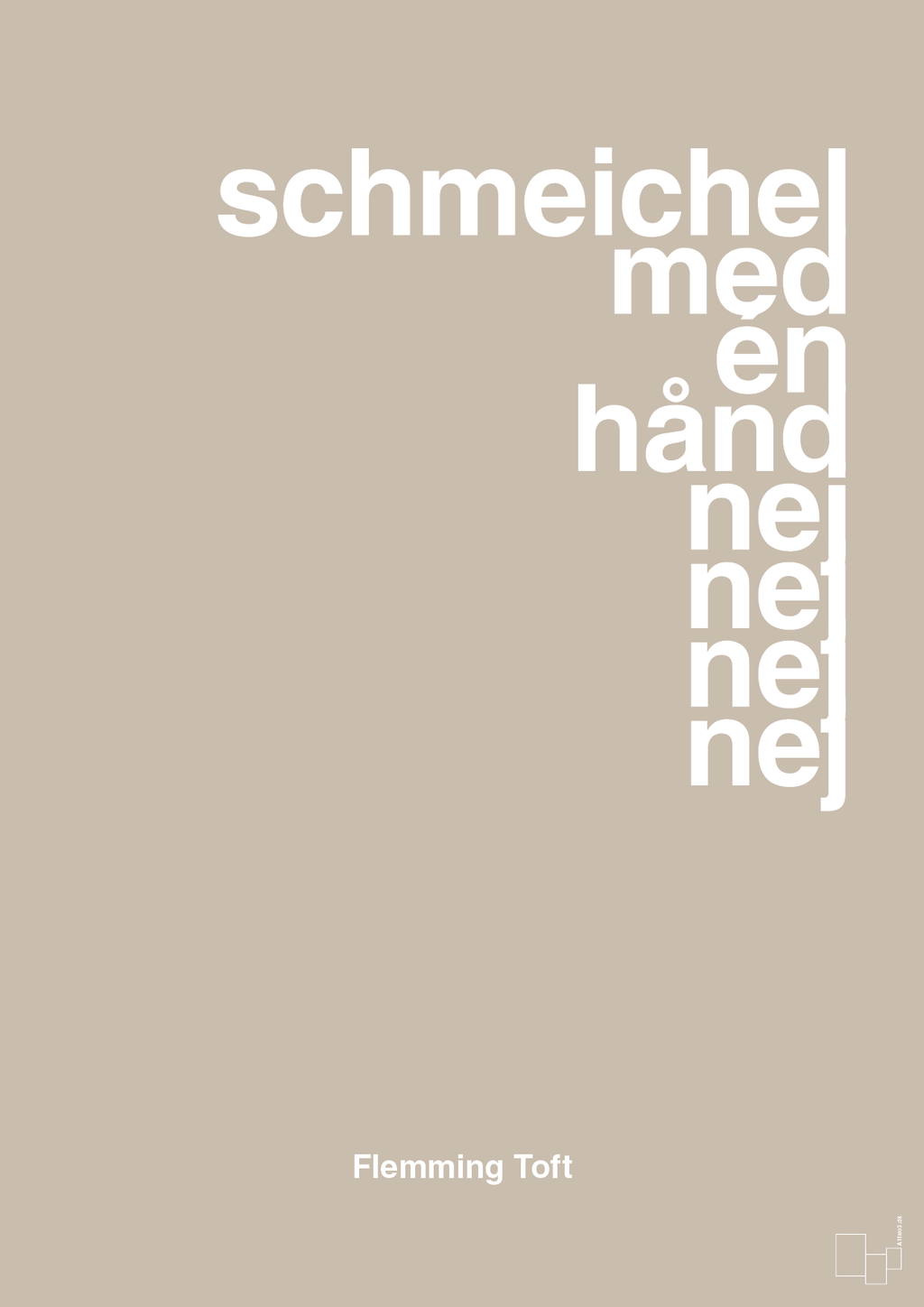 plakat: schmeichel med én hånd nej nej nej nej - creamy mushroom-Fodbold-A1two3