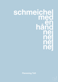 plakat: schmeichel med én hånd nej nej nej nej - heavenly blue-Fodbold-A1two3