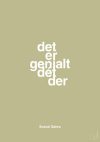 plakat: det er genialt dét der - back to nature-Fodbold-A1two3
