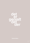 plakat: det er genialt dét der - broken beige-Fodbold-A1two3
