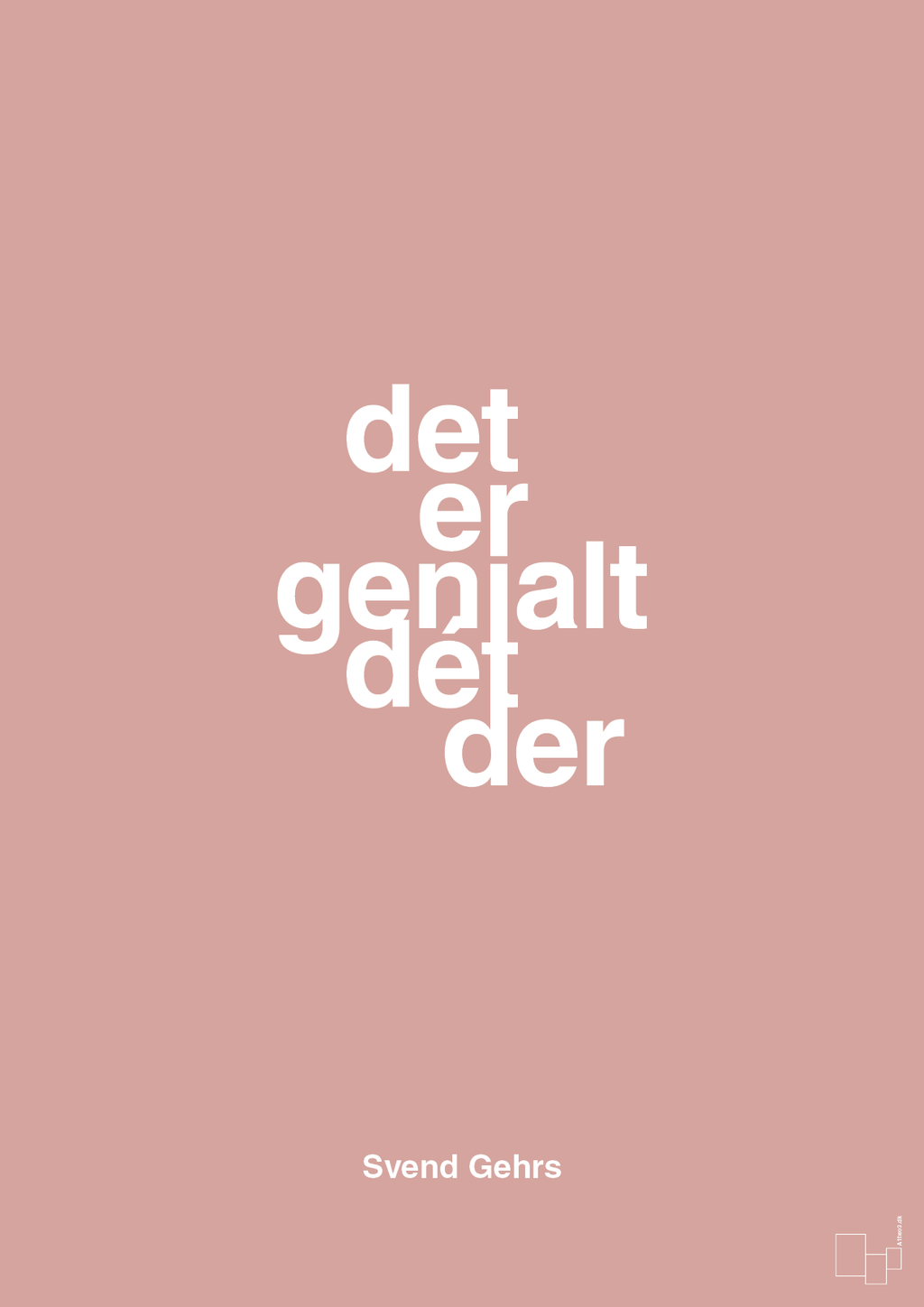 plakat: det er genialt dét der - bubble shell-Fodbold-A1two3