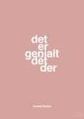 plakat: det er genialt dét der - bubble shell-Fodbold-A1two3