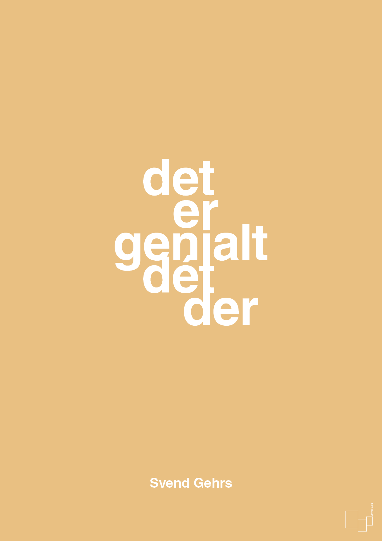 plakat: det er genialt dét der - charismatic-Fodbold-A1two3
