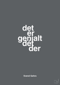 plakat: det er genialt dét der - graphic charcoal-Fodbold-A1two3