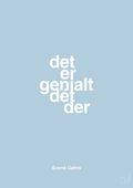 plakat: det er genialt dét der - heavenly blue-Fodbold-A1two3