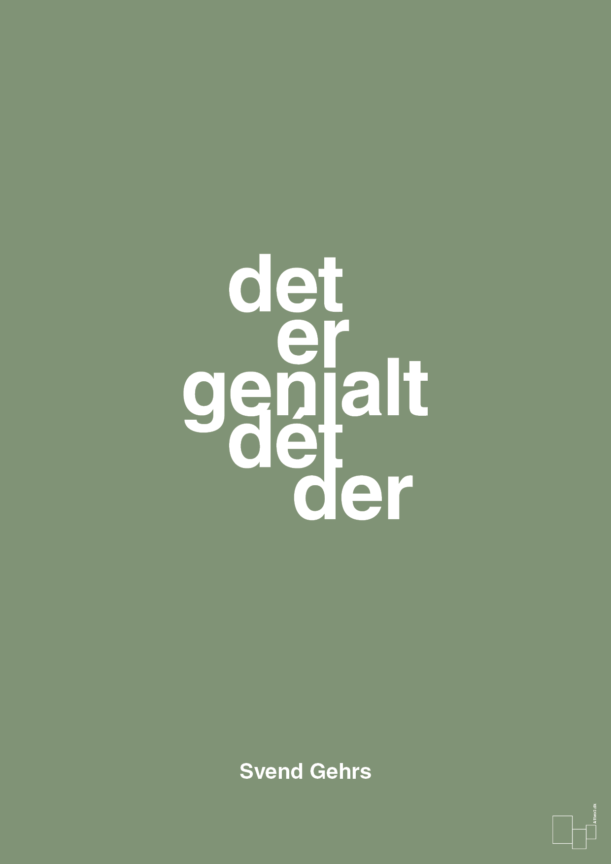plakat: det er genialt dét der - jade-Fodbold-A1two3