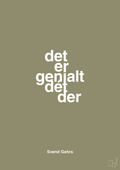 plakat: det er genialt dét der - misty forrest-Fodbold-A1two3