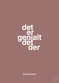 plakat: det er genialt dét der - plum-Fodbold-A1two3