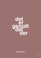 plakat: det er genialt dét der - plum-Fodbold-A1two3