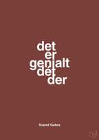 plakat: det er genialt dét der - red pepper-Fodbold-A1two3