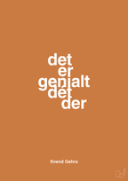 plakat: det er genialt dét der - rumba orange-Fodbold-A1two3