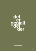 plakat: det er genialt dét der - secret meadow-Fodbold-A1two3