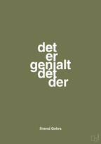 plakat: det er genialt dét der - secret meadow-Fodbold-A1two3