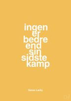plakat: ingen er bedre end sin sidste kamp - honeycomb-Fodbold-A1two3