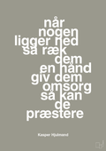 plakat: når nogen ligger ned så ræk dem en hånd og giv dem omsorg så kan de præstere - battleship gray-Fodbold-A1two3