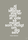 plakat: al god ledelse starter med at vide så meget som muligt om dig selv - battleship gray-Fodbold-A1two3