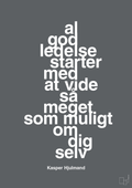 plakat: al god ledelse starter med at vide så meget som muligt om dig selv - graphic charcoal-Fodbold-A1two3