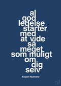 plakat: al god ledelse starter med at vide så meget som muligt om dig selv - lapis blue-Fodbold-A1two3