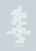 plakat: al god ledelse starter med at vide så meget som muligt om dig selv - light drizzle-Fodbold-A1two3