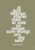 plakat: al god ledelse starter med at vide så meget som muligt om dig selv - misty forrest-Fodbold-A1two3