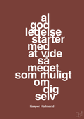 plakat: al god ledelse starter med at vide så meget som muligt om dig selv - red pepper-Fodbold-A1two3
