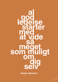 plakat: al god ledelse starter med at vide så meget som muligt om dig selv - rumba orange-Fodbold-A1two3