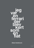 plakat: jeg var en ferrari der blev kørt som en fiat - graphic charcoal-Fodbold-A1two3