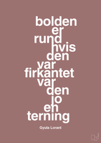 plakat: bolden er rund hvis den var firkantet var den jo en terning - plum-Fodbold-A1two3