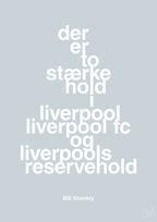 plakat: der er to stærke hold i liverpool liverpool fc og liverpools reservehold - light drizzle-Fodbold-A1two3