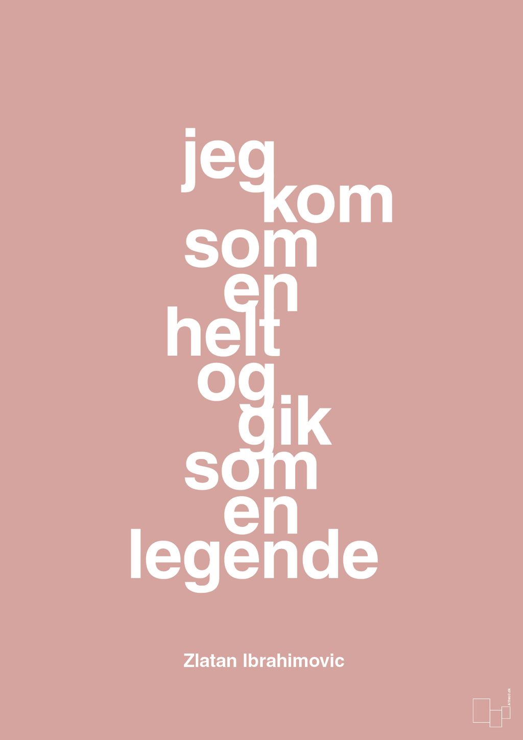 plakat: jeg kom som en helt og gik som en legende - bubble shell-Fodbold-A1two3