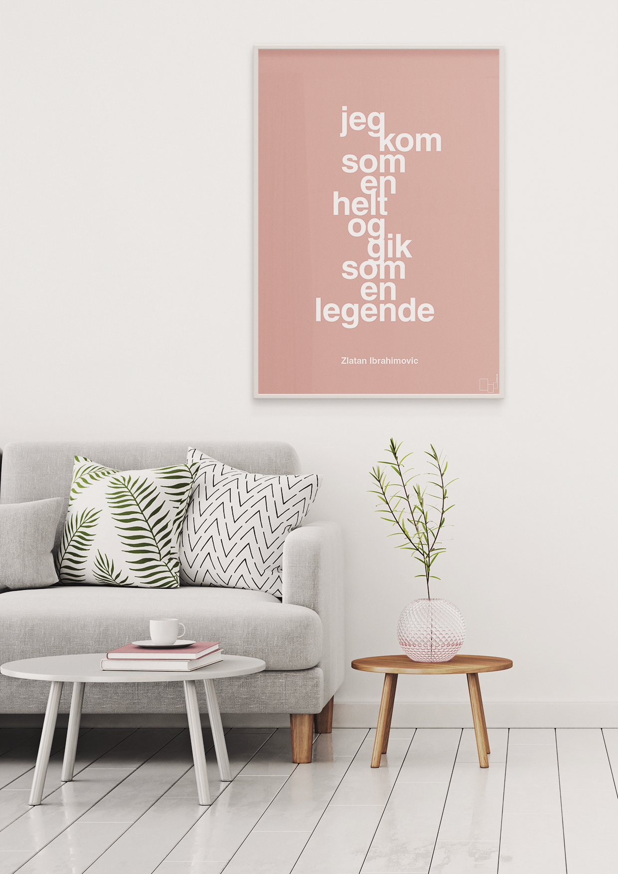 plakat: jeg kom som en helt og gik som en legende - jade-Fodbold-A1two3