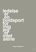 plakat: ledelse er en holdsport for mig jeg er intet alene - battleship gray-Fodbold-A1two3
