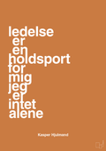 plakat: ledelse er en holdsport for mig jeg er intet alene - rumba orange-Fodbold-A1two3