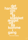 plakat: det handler om at få klækket ægget og så komme i gang - honeycomb-Fodbold-A1two3