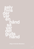 plakat: selv hvis der var en hånd så var det Guds hånd - broken beige-Fodbold-A1two3