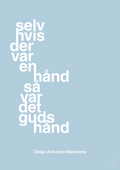 plakat: selv hvis der var en hånd så var det Guds hånd - heavenly blue-Fodbold-A1two3