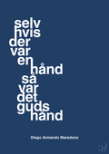 plakat: selv hvis der var en hånd så var det Guds hånd - lapis blue-Fodbold-A1two3