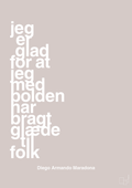 plakat: jeg er glad for at jeg med bolden har bragt glæde til folk - broken beige-Fodbold-A1two3