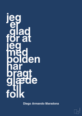 plakat: jeg er glad for at jeg med bolden har bragt glæde til folk - lapis blue-Fodbold-A1two3
