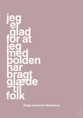 plakat: jeg er glad for at jeg med bolden har bragt glæde til folk - light rose-Fodbold-A1two3