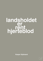 plakat: landsholdet er rent hjerteblod - battleship gray-Fodbold-A1two3